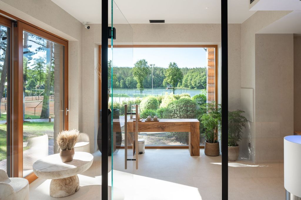 Modern sauna designed for deep relaxation and rejuvenating spa rituals.
